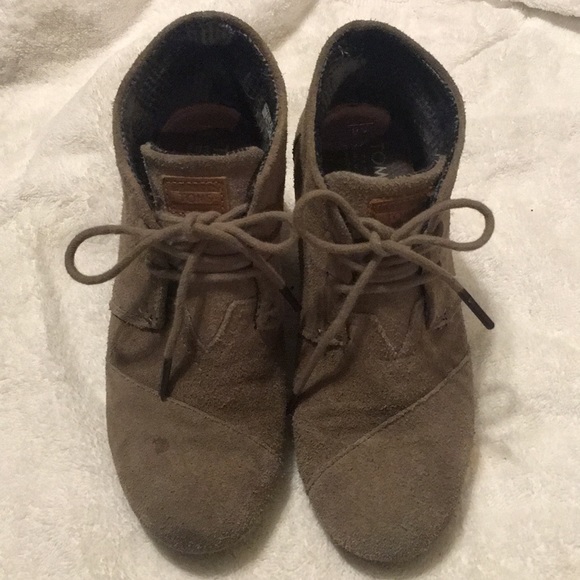 Toms suede ankle boots - Picture 1 of 4